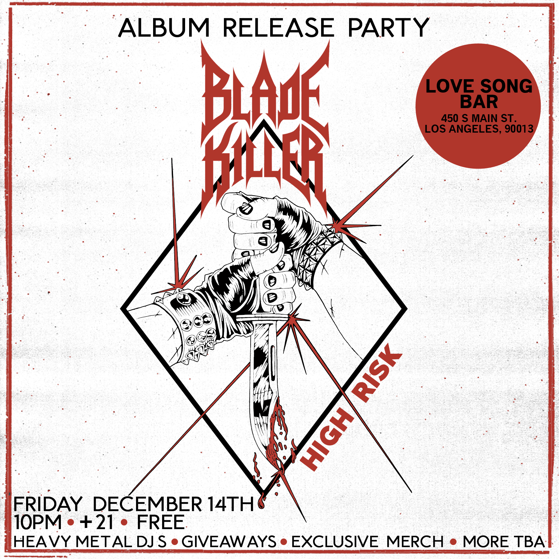 Blade Killer Record Release