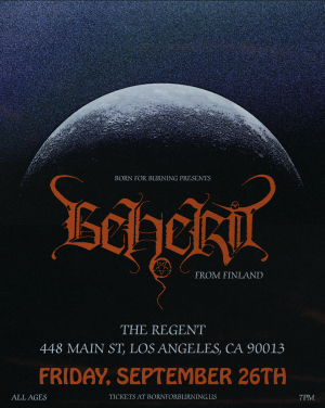 Beherit (Finland) with Negative Plane, Volahn, and Baphomancia (Sold Out)