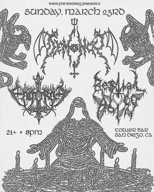 Demoncy, Engorge, Bestial Abyss in San Diego