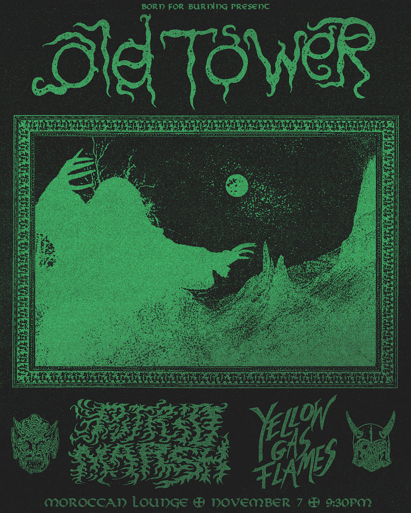 Old Tower, Putrid Marsh, Yellow Gas Flames